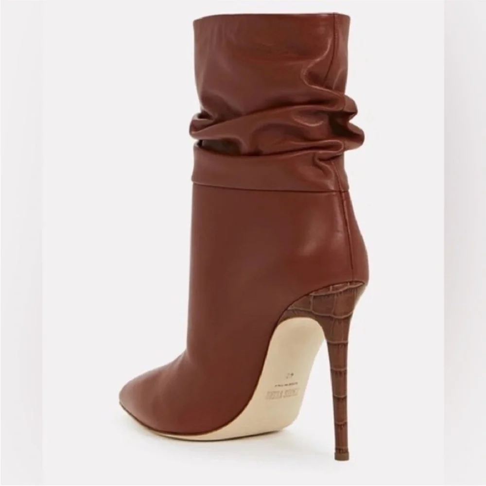Paris Texas Brown Ankle Boots - Picture 2 of 3
